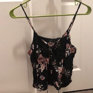 Kendall and Kylie lace up crop top